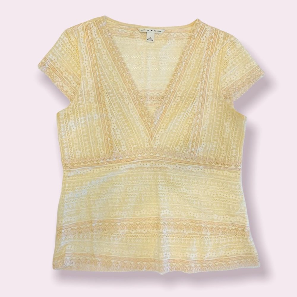 Banana Republic Lace Blouse